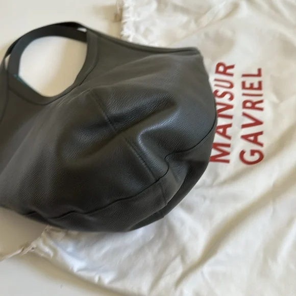 Mansur Gavriel Soft M Hobo, Seaweed - Picture 8 of 9